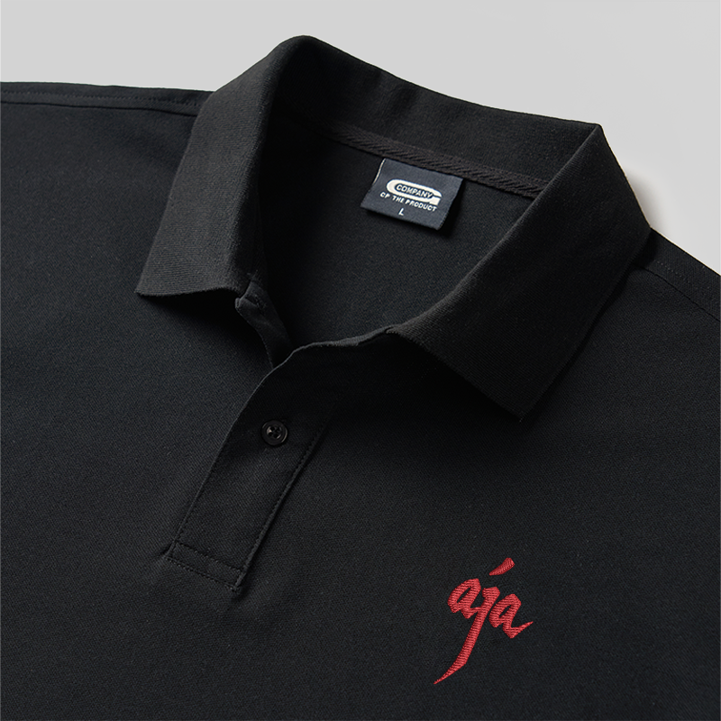 Aja Geek Embroidered Polo Shirts