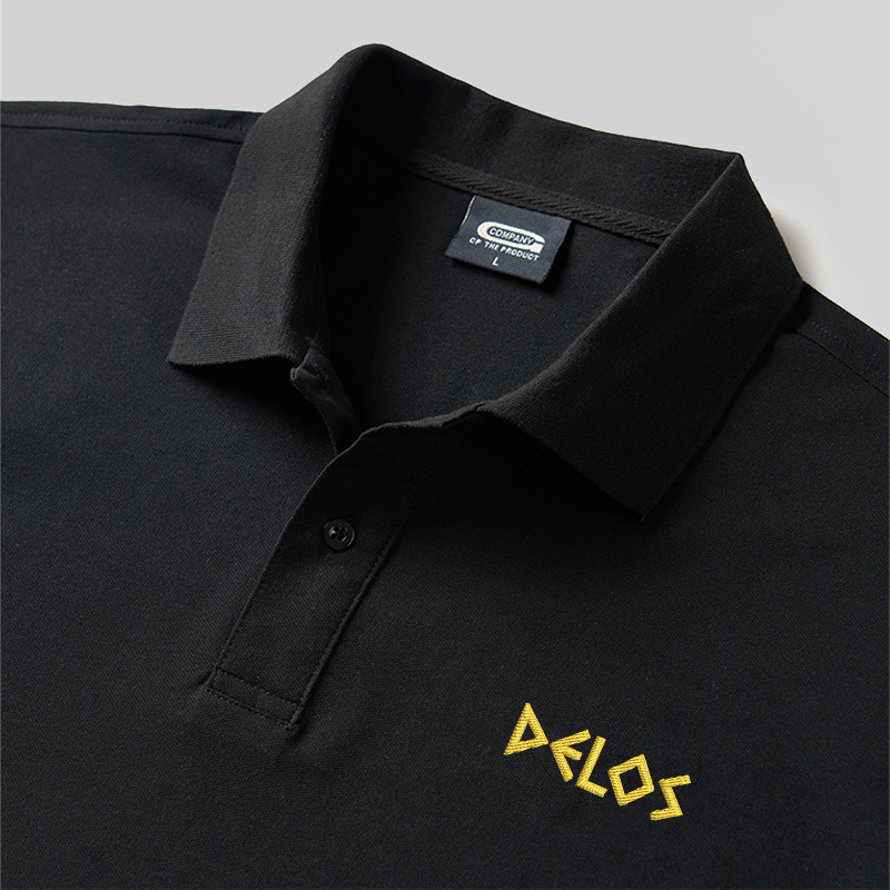 Delos Geek Embroidered Polo Shirts