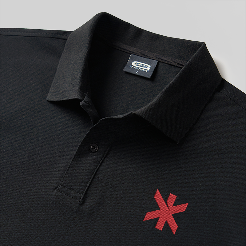 2077 Trauma Team Geek Embroidered Polo Shirts