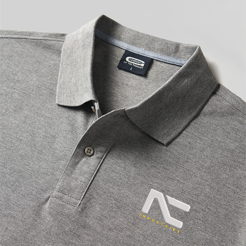 Night City Industries Geek Embroidered Polo Shirts