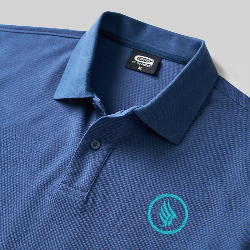 Wings of Freedom Geek Embroidered Polo Shirts