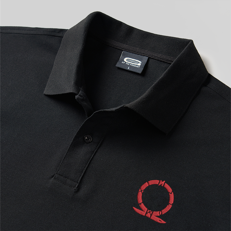 Omega Classic Geek Embroidered Polo Shirts