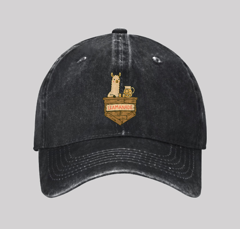 Llamanade Geek Washed Vintage Baseball Cap