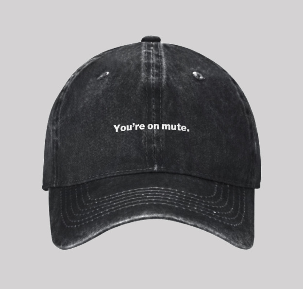 You're on Mute Geek Washed Vintage Baseball Cap
