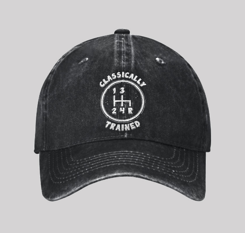 Classically Trained Geek Washed Vintage Baseball Cap
