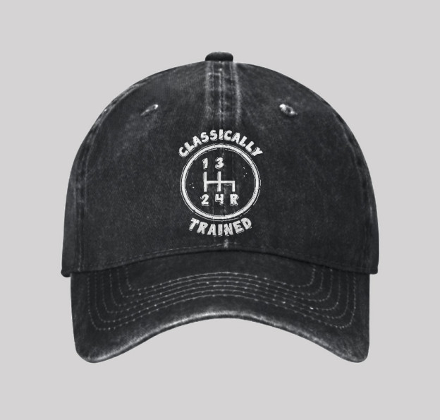 Classically Trained Geek Washed Vintage Baseball Cap