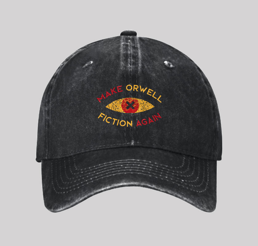 Geeksoutfit Make Orwell fiction againd Geek Washed Vintage Baseball Cap for Sale