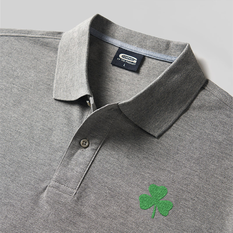 Irish Geek Embroidered Polo Shirts