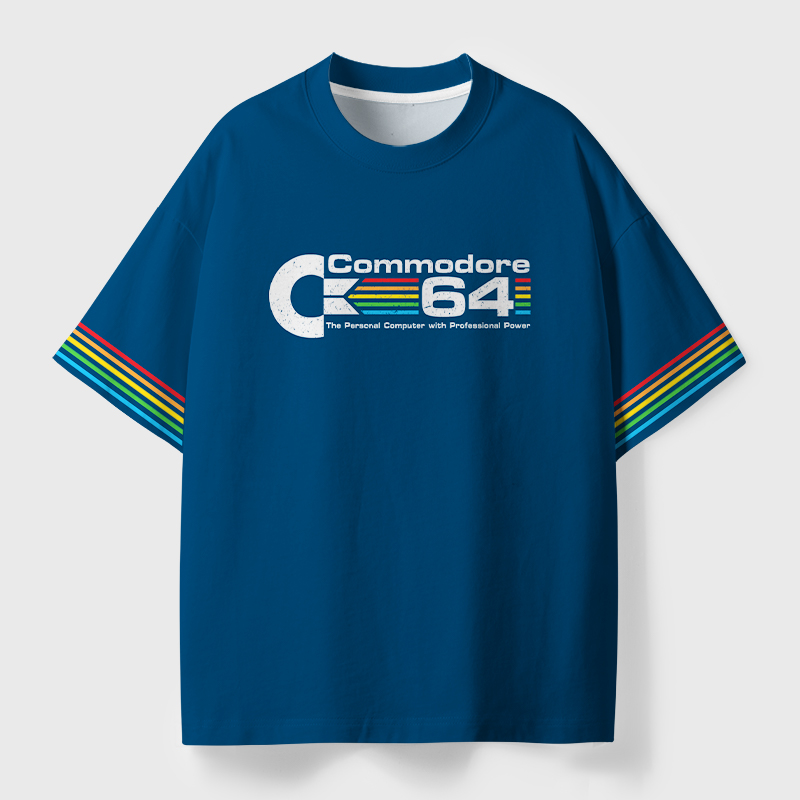 Commodore 64 Geek Eco Oversized Graphic Tees