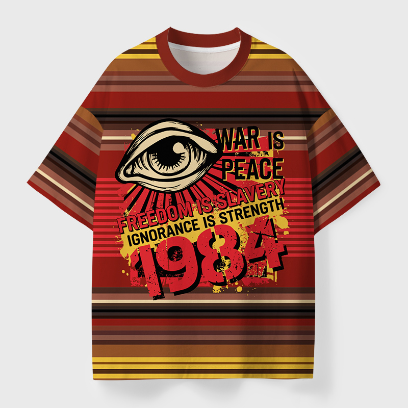 The Eye Of Truth Geek Eco Oversized Graphic Tees