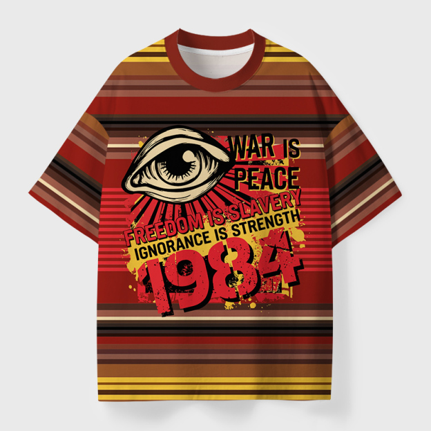 The Eye Of Truth Geek Eco Oversized Graphic Tees