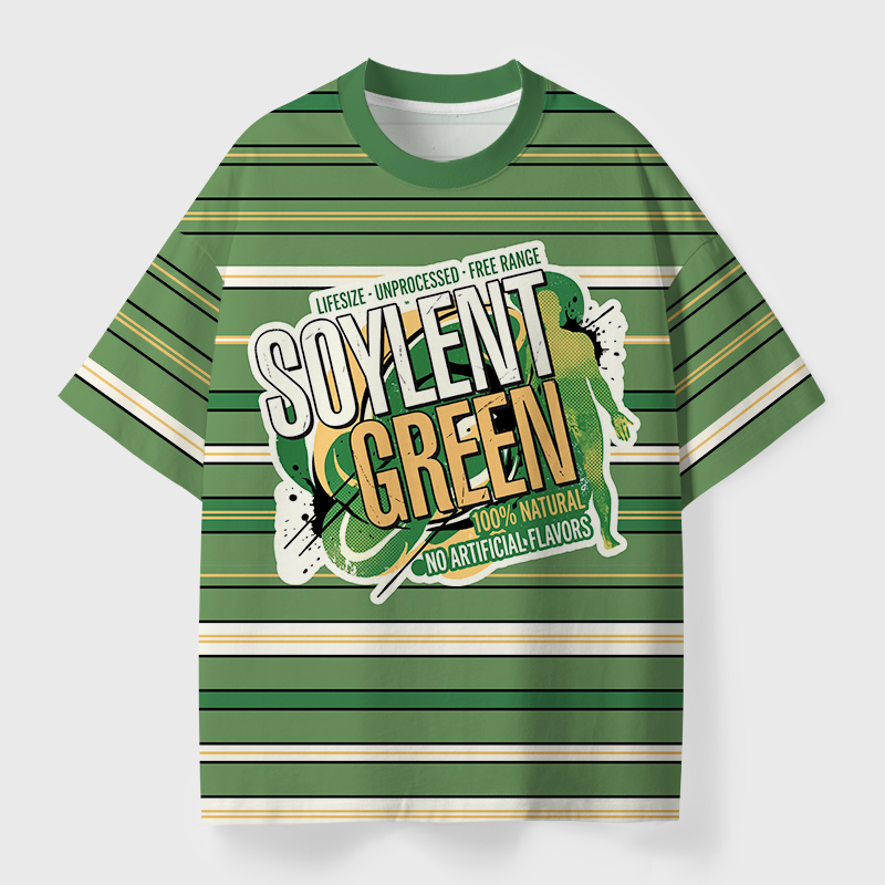 Soylent Green Geek Eco Oversized Graphic Tees
