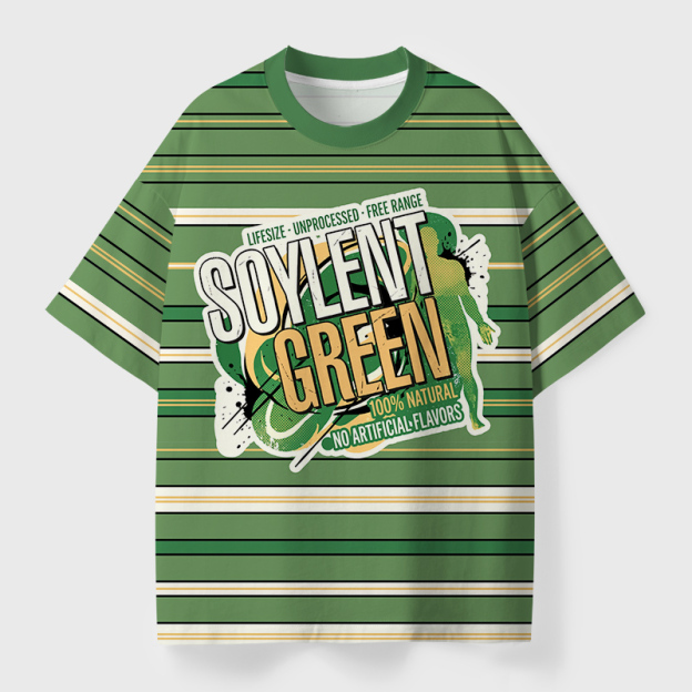 Soylent Green Geek Eco Oversized Graphic Tees