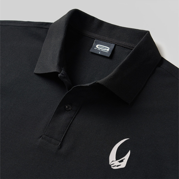 The Clan of Two Geek Embroidered Polo Shirt