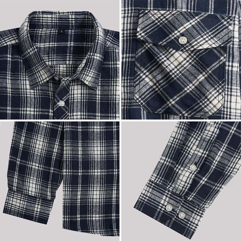 You May Ask Yourself Plaid Flannel Shirt