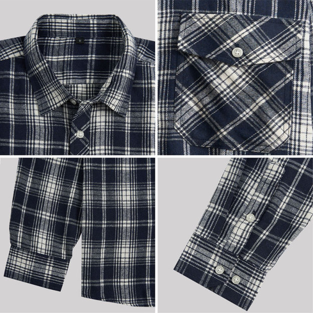 You May Ask Yourself Plaid Flannel Shirt