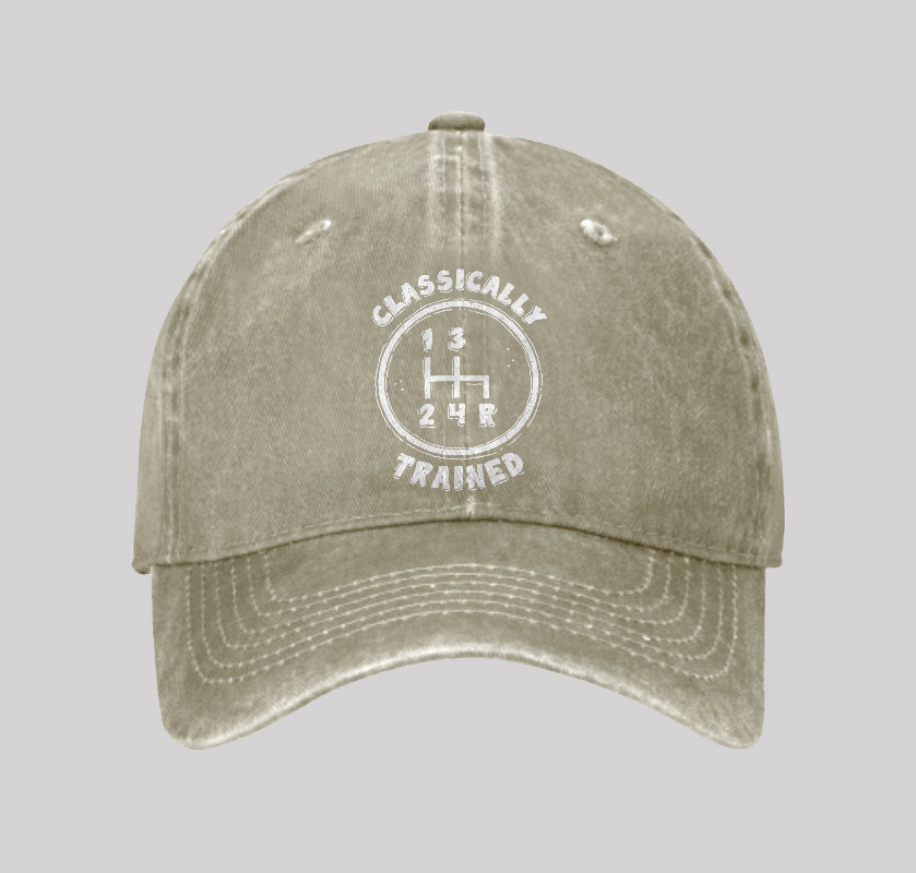Classically Trained Geek Washed Vintage Baseball Cap