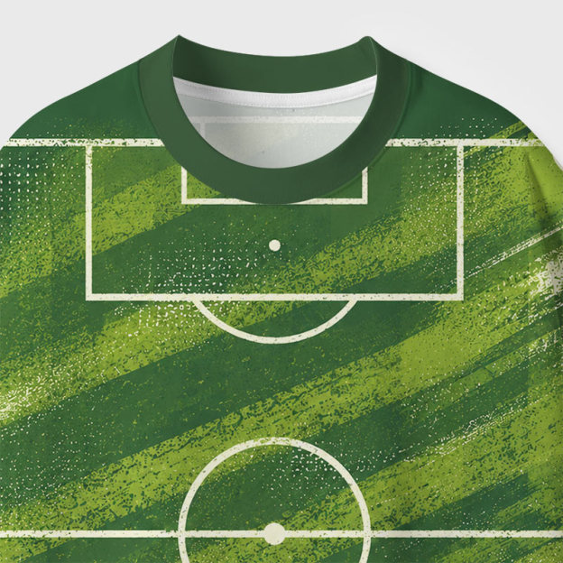 Soccer Field Diagram Geek Eco Oversized Graphic Tees