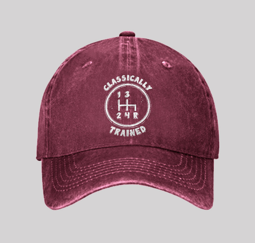 Classically Trained Geek Washed Vintage Baseball Cap