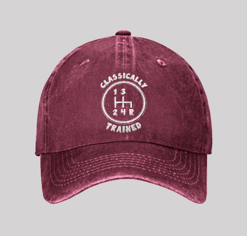 Classically Trained Geek Washed Vintage Baseball Cap