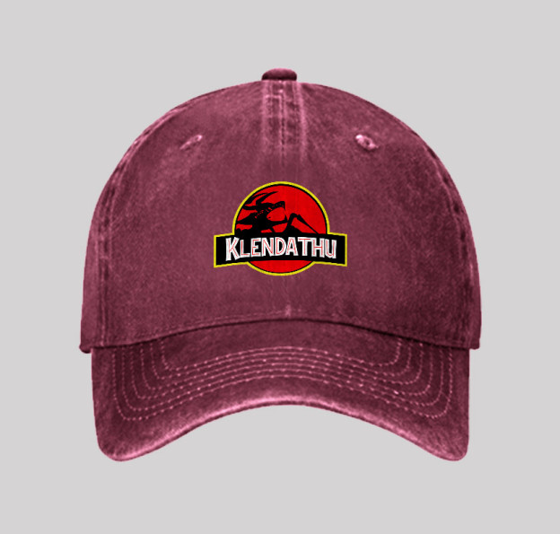 Klendathu Starship Troopers Geek Washed Vintage Baseball Cap
