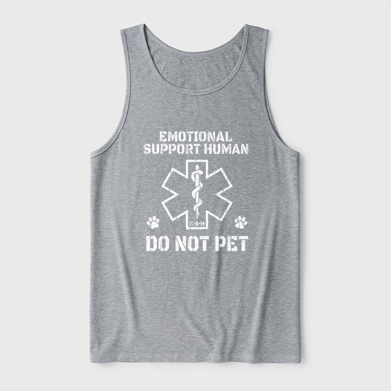 Emotional Support Human Ultra Soft Heather Tank