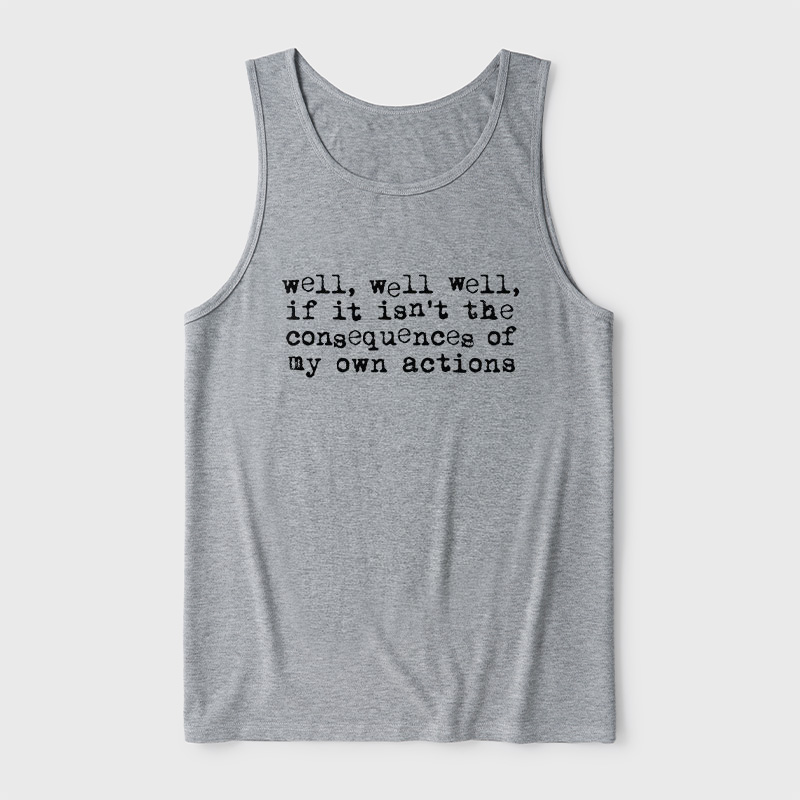 Consequences Ultra Soft Heather Tank