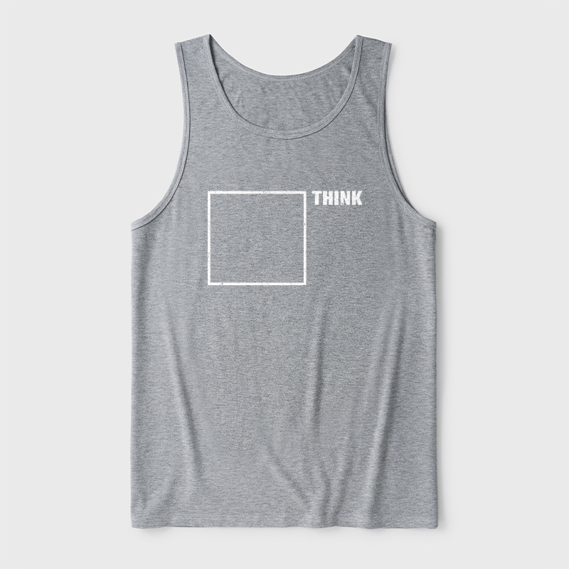 Think Outside the Box Ultra Soft Heather Tank