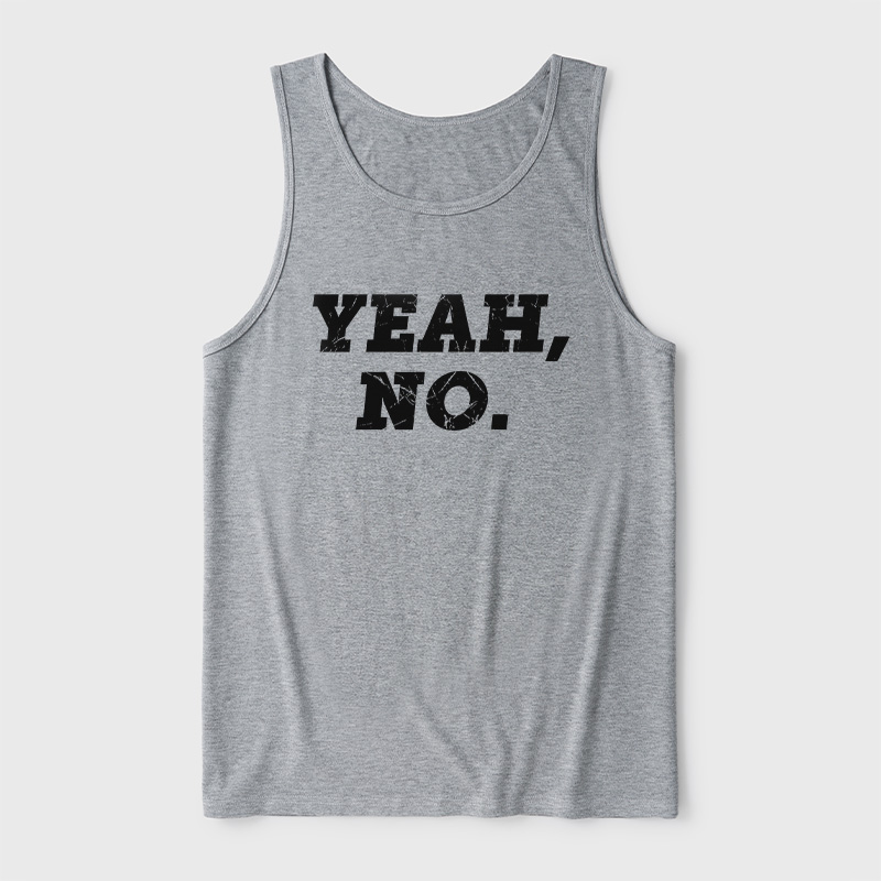 Yeah No Ultra Soft Heather Tank