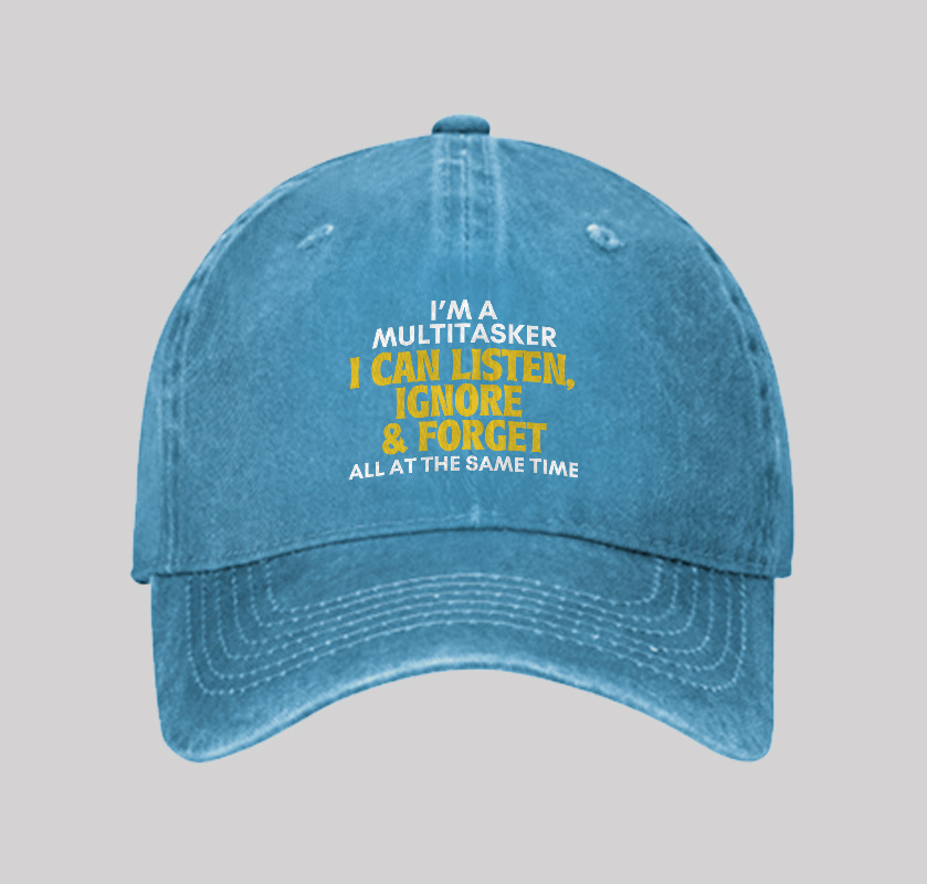 Sarcastic Geek Washed Vintage Baseball Cap