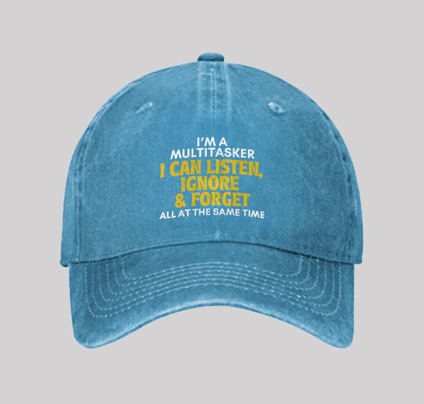 Sarcastic Geek Washed Vintage Baseball Cap