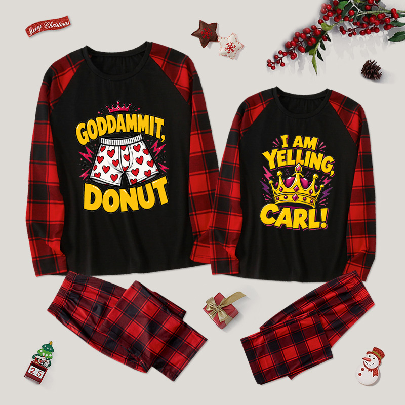 Bold Shout Plaid Couple PJ Collection Couple Pajama Sets