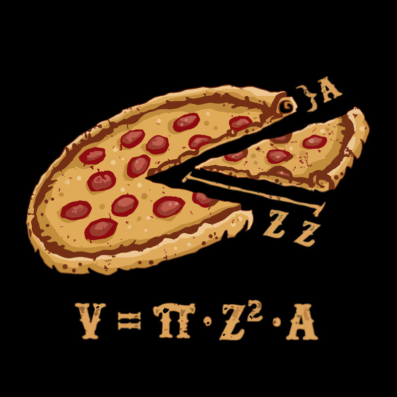 The Volume of Pizza Geek T-Shirt