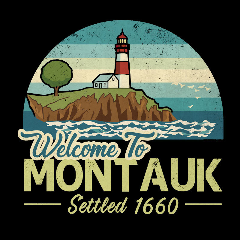 Mystic Montauk Geek T-Shirt