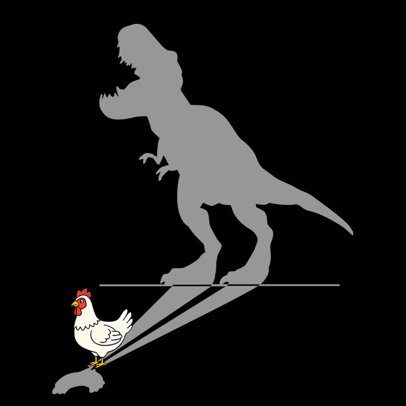 T-Rex Shadow Geek T-Shirt