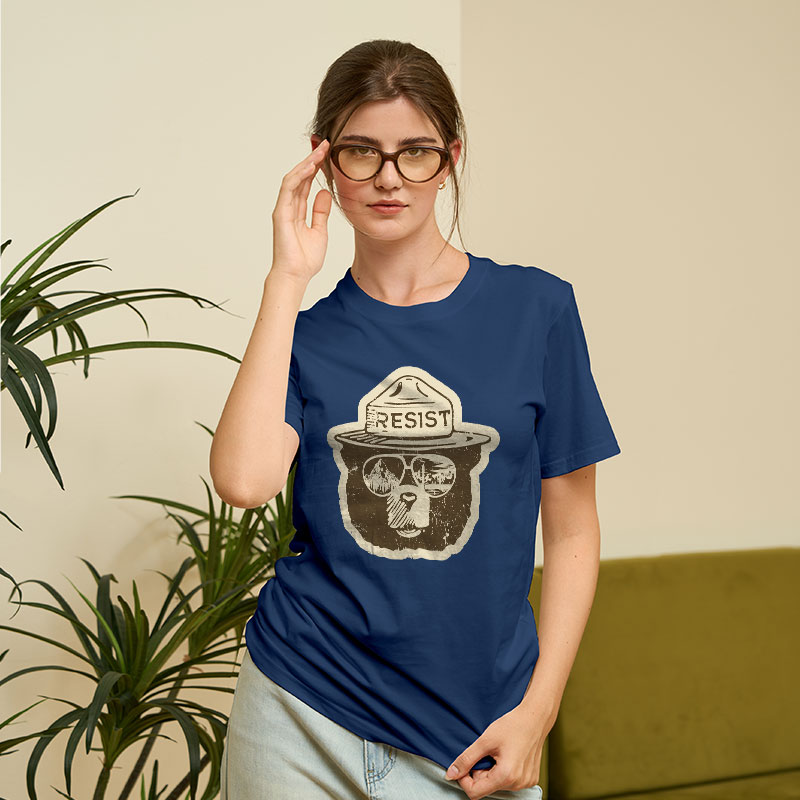 VINTAGE Alt National Park Service Resist Geek T-Shirt