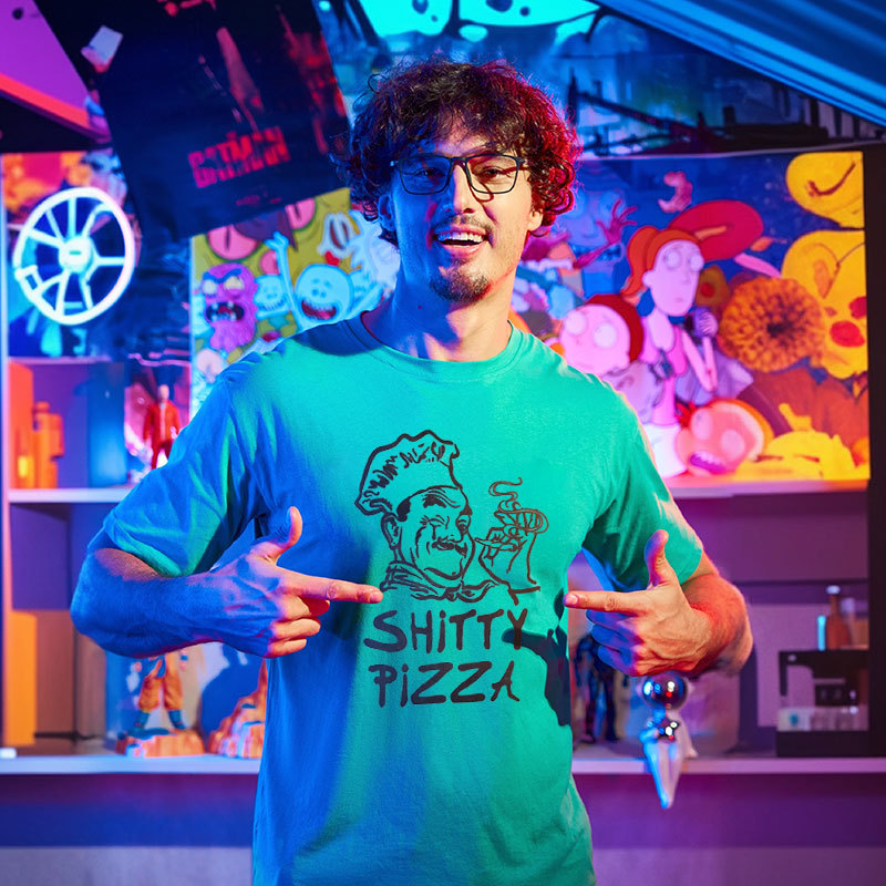 Shitty Pizza Geek T-Shirt