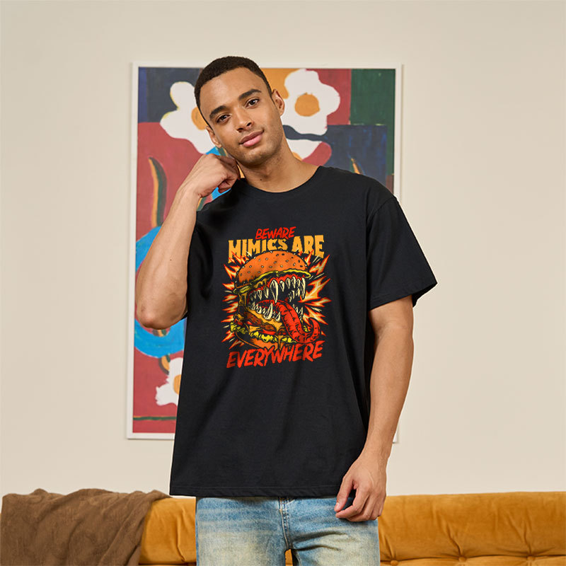 Burger Mimic RPG Geek T-Shirt