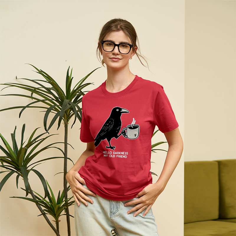 Raven Crow Coffee Geek T-Shirt