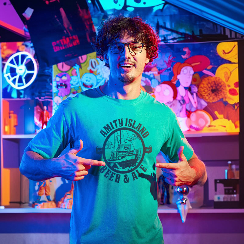 Amity Island Beer Ale Geek T-Shirt