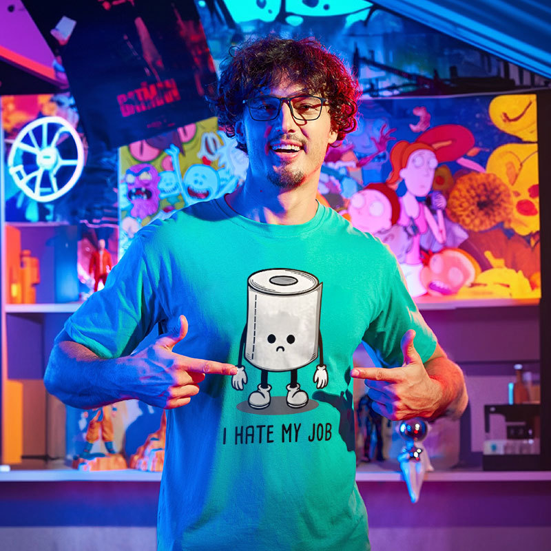 I Hate My Job Geek T-Shirt