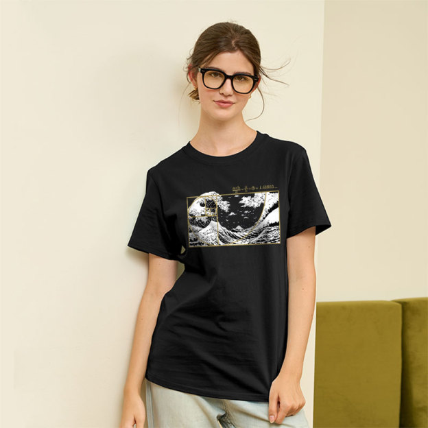 Golden Wave Geek T-Shirt
