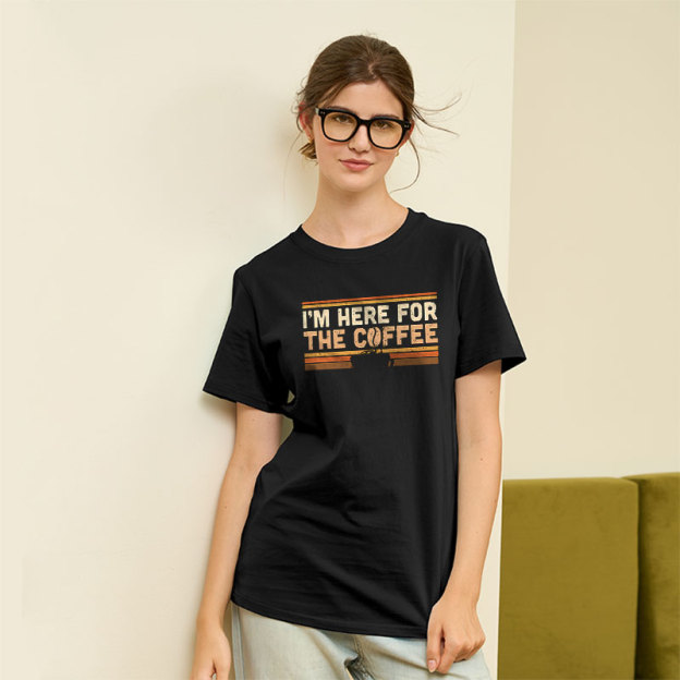 I��m Here For The Coffee Geek T-Shirt