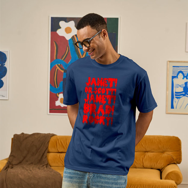 Janet! Dr. Scott! Janet! Brad!  Geek T-Shirt