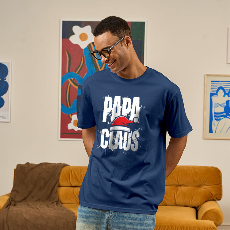 Santa Hat Papa Claus Geek T-Shirt