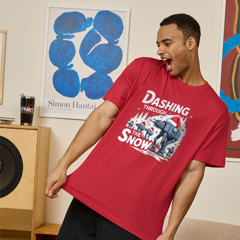 Dashing Through The Snow Geek T-Shirt