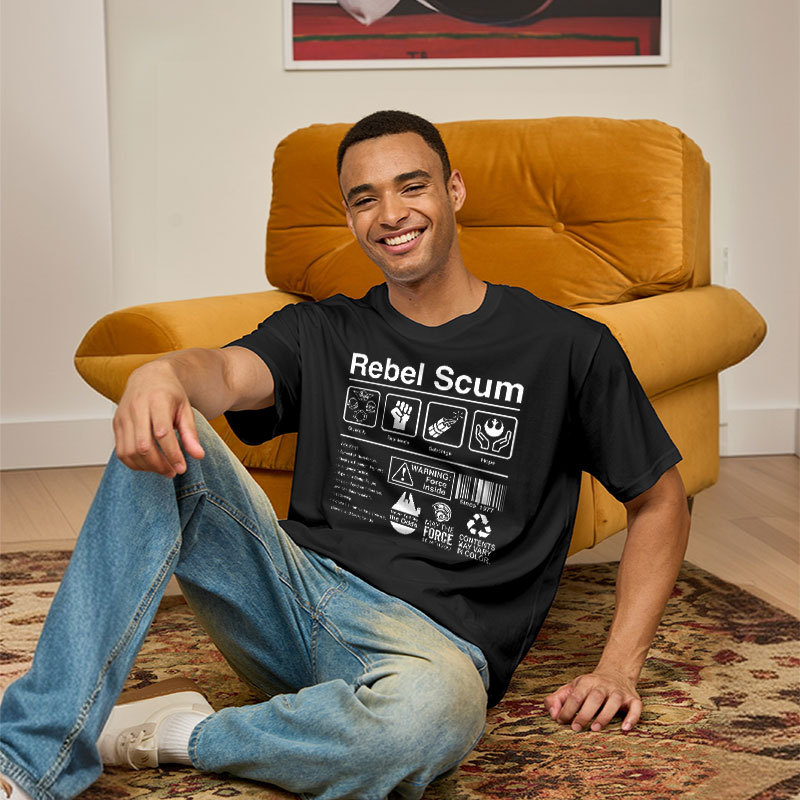 Rebel Scum Label Geek T-Shirt