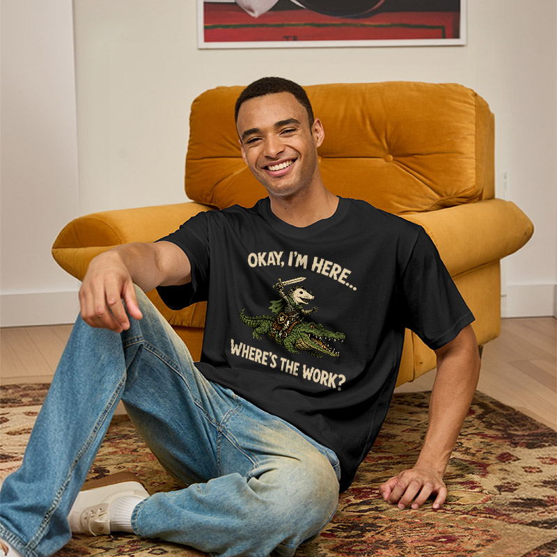 Swamp Knight on Duty Geek T-Shirt