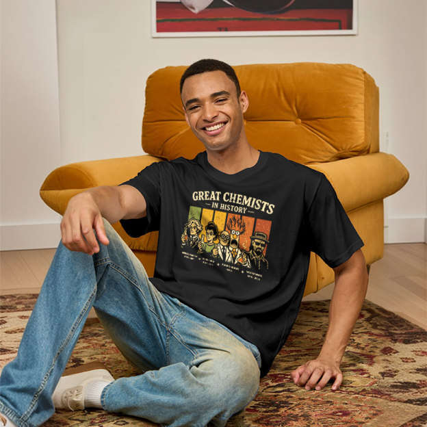 Great Chemists In History Geek T-Shirt