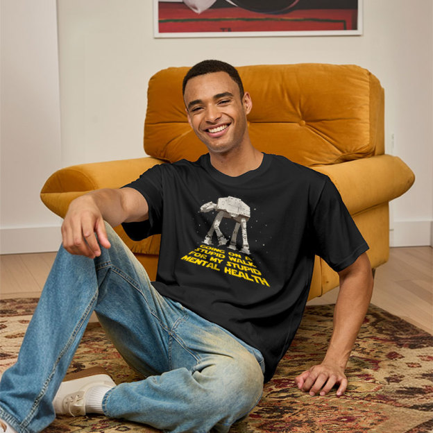 Imperial Walk Stupid Humor Geek T-Shirt